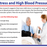 How stress affects blood pressure levels